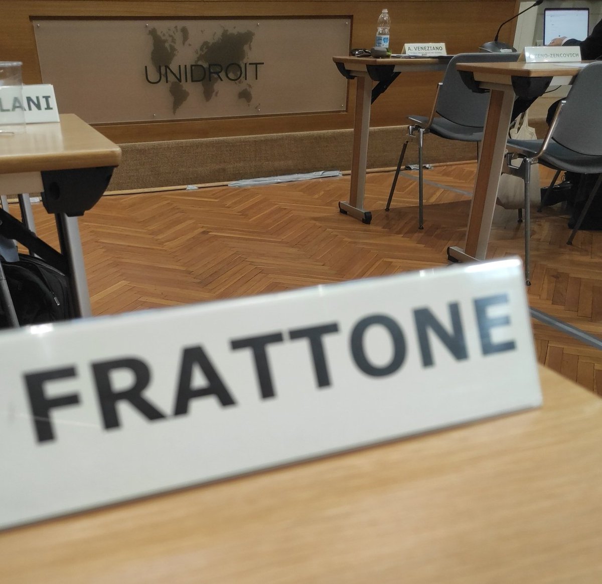 crifratt's tweet photo. Day1 of the Transnational Commercial Law meeting at @UNIDROITorg in partnership with @Giur_Roma_Tre. Impressive line of speakers and lots of food for thought on the impact of #digitalisation on #internationaltrade and #transnational #privatelaw. https://t.co/7dTBrYnfnO