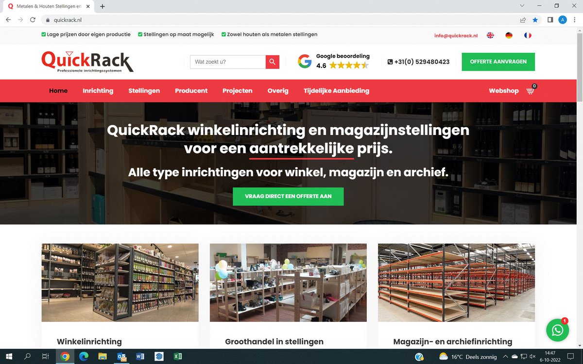 QuickRack's tweet photo. Onze vernieuwde website staat online.
Neem gerust een kijkje:
https://t.co/PsoXCAlRiY https://t.co/xnsyHXN7JO