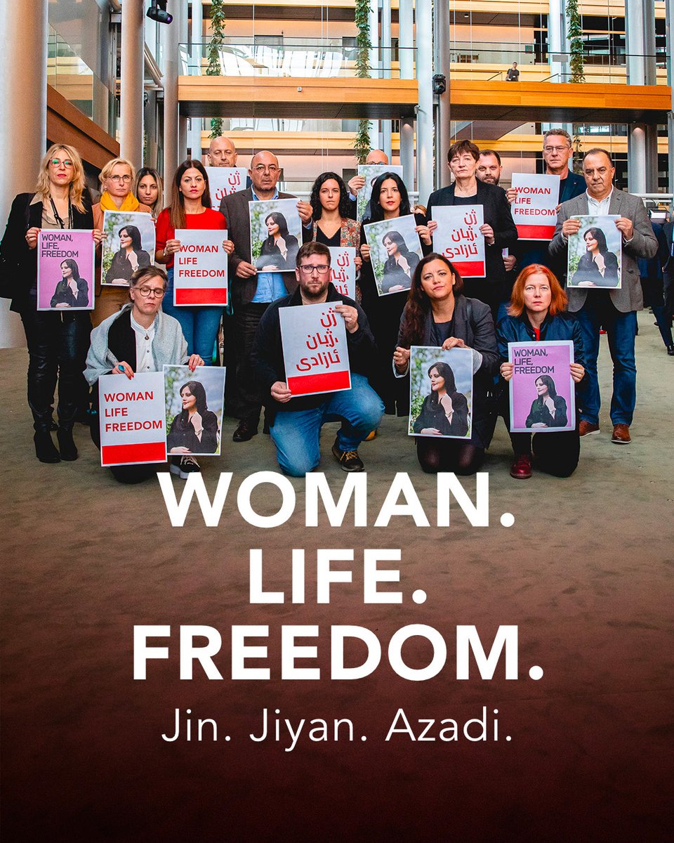 "Our full solidarity goes out to all the courageous protestors, in particular our Iranian sisters" - <a href="/ErnstCornelia/">Cornelia Ernst</a>.

The <a href="/Europarl_EN/">European Parliament</a> voted by huge majority a resolution on the death of Mahsa Amini and the repression of women's rights protesters in Iran.
#MahsaAmini