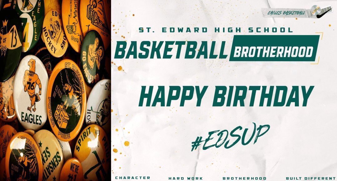 The St. Edward Basketball brotherhood would like to wish juniors Angelo and Tony Kulacz a very Happy Birthday. Enjoy your day #EDSUP #BUILTDIFFERENT