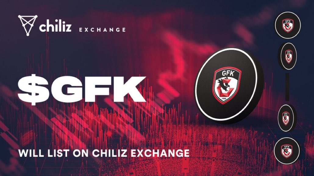 Chiliz_Arg's tweet photo. 📢 Nos complace anunciar que la próxima semana incluiremos el Fan Token @GaziantepFK $GFK en Chiliz Exchange.

🗓 jueves 13 de octubre
⏰ 09:00 GMT-3

Más información 👉 https://t.co/OwII2JVyK8

$GFK ⚡ $CHZ https://t.co/5LDcOqtBih