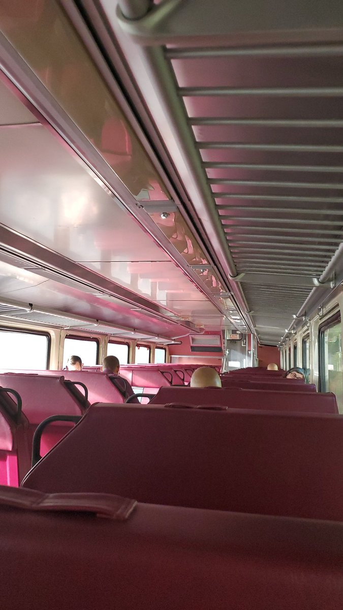 Once again <a href="/MBTA_CR/">MBTA Commuter Rail</a> I'm sitting in a dark, unventilated car, because of faulty equipment. Management is failing the commuters in the Commonwealth. #budgetsurplus #doyourjob