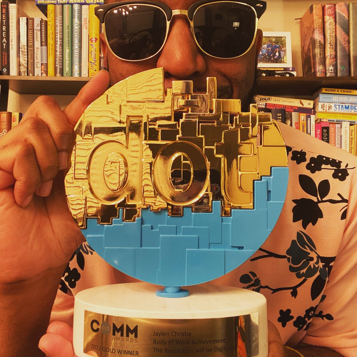 thesuperflynerd's tweet image. Thankful isn’t the word. Flabbergasted perchance? Blessed to have won an international dotComm Award for digital communication. Ah, 2022 — what a wonderfully surprising year this has been. Ups and downs, but more wins than losses. 

#Blerd #dotCOMMawards 🏆🏆