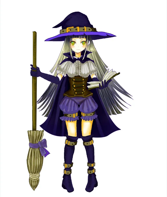 タグ企画 #自創作女子イラストフェス01 に参加します魔女っこ率高め 