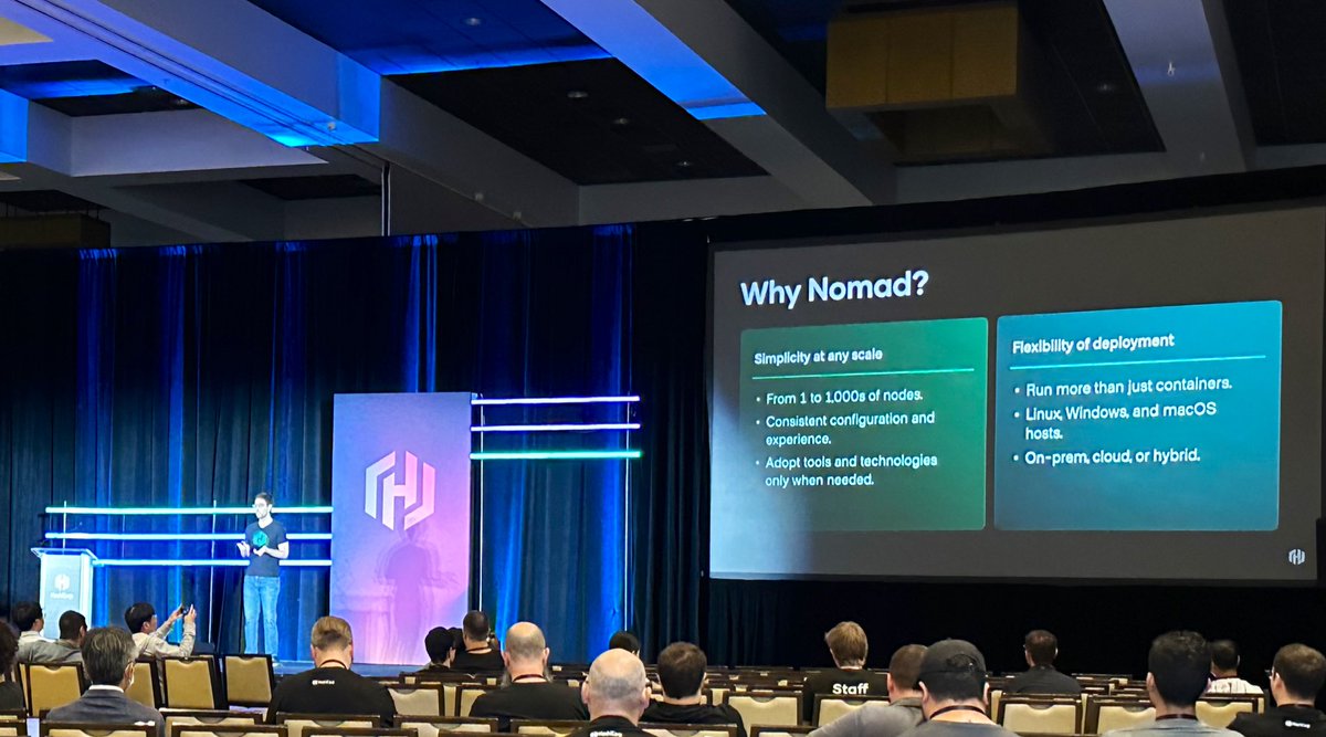 devopsjacquie's tweet photo. Love seeing @luiz_aoqui discuss the current &amp; future states of Nomad! They’ve got some exciting features lined up 🤩 https://t.co/AbpJHj1U3q