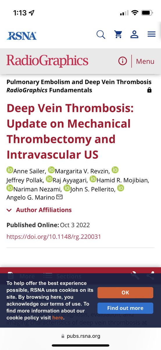 Anne Sailer, MD (@anne_sailer) on Twitter photo Happy to share the <a href="/Yale_IR/">Yale IR</a> update on mechanical thrombectomy and IVUS in the treatment of DVT! Thankful for the mentorship of the <a href="/YaleIR/">Yaleir</a> faculty, <a href="/MargaritaRevzin/">Dr. Margarita Revzin</a> and <a href="/RadG_Editor/">RadioGraphics_Editor</a> <a href="/cookyscan1/">Cooky Menias</a> <a href="/RadioGraphics/">RadioGraphics</a>!
Check it out 👇
doi.org/10.1148/rg.220…
<a href="/YaleRadRes/">Yale Radiology Residents</a> <a href="/YaleRadiology/">Yale Department of Radiology & Biomedical Imaging</a> Happy to share the <a href="/Yale_IR/">Yale IR</a> update on mechanical thrombectomy and IVUS in the treatment of DVT! Thankful for the mentorship of the <a href="/YaleIR/">Yaleir</a> faculty, <a href="/MargaritaRevzin/">Dr. Margarita Revzin</a> and <a href="/RadG_Editor/">RadioGraphics_Editor</a> <a href="/cookyscan1/">Cooky Menias</a> <a href="/RadioGraphics/">RadioGraphics</a>!
Check it out 👇
doi.org/10.1148/rg.220…
<a href="/YaleRadRes/">Yale Radiology Residents</a> <a href="/YaleRadiology/">Yale Department of Radiology & Biomedical Imaging</a>