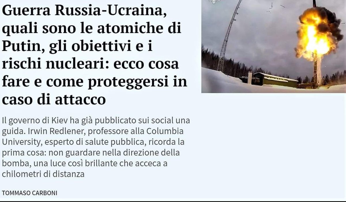 Siamo in mano a dei pazzi.