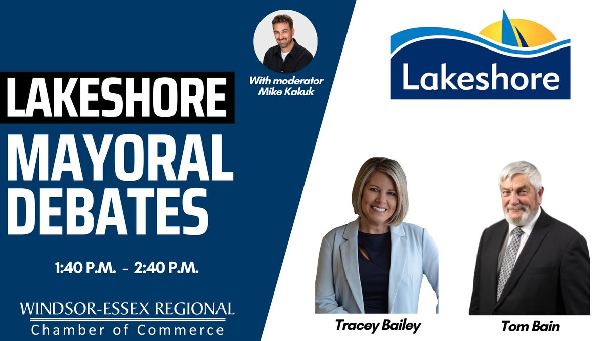WERCofC's tweet photo. The Lakeshore Mayoral Debates will be starting shortly! Be sure to catch the livestream on our Facebook or YouTube channel.

https://t.co/xhPagPmVKd
https://t.co/PiHfljoi8W

There will also be a recording available on YouTube after the debates.

#Livestream #Debates #Mayor https://t.co/jDS7SyeNwv