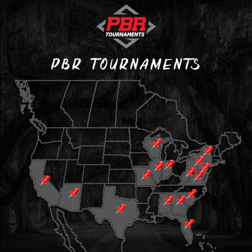 🏆 @PBRTournaments ⤵️ @PBRGeorgia @PBRMissouri @PBRIndiana @PBRNewYork @PBRWisconsin @PBR_SC @PBR_California @PBR_Texas @PBRArizona @PBRIllinois @PBRAlabama @PBRFlorida @PBRPennsylvania @PBRMaryland @PBRVirginiaDC @PBRWestVirginia Events: bit.ly/pbrtourney