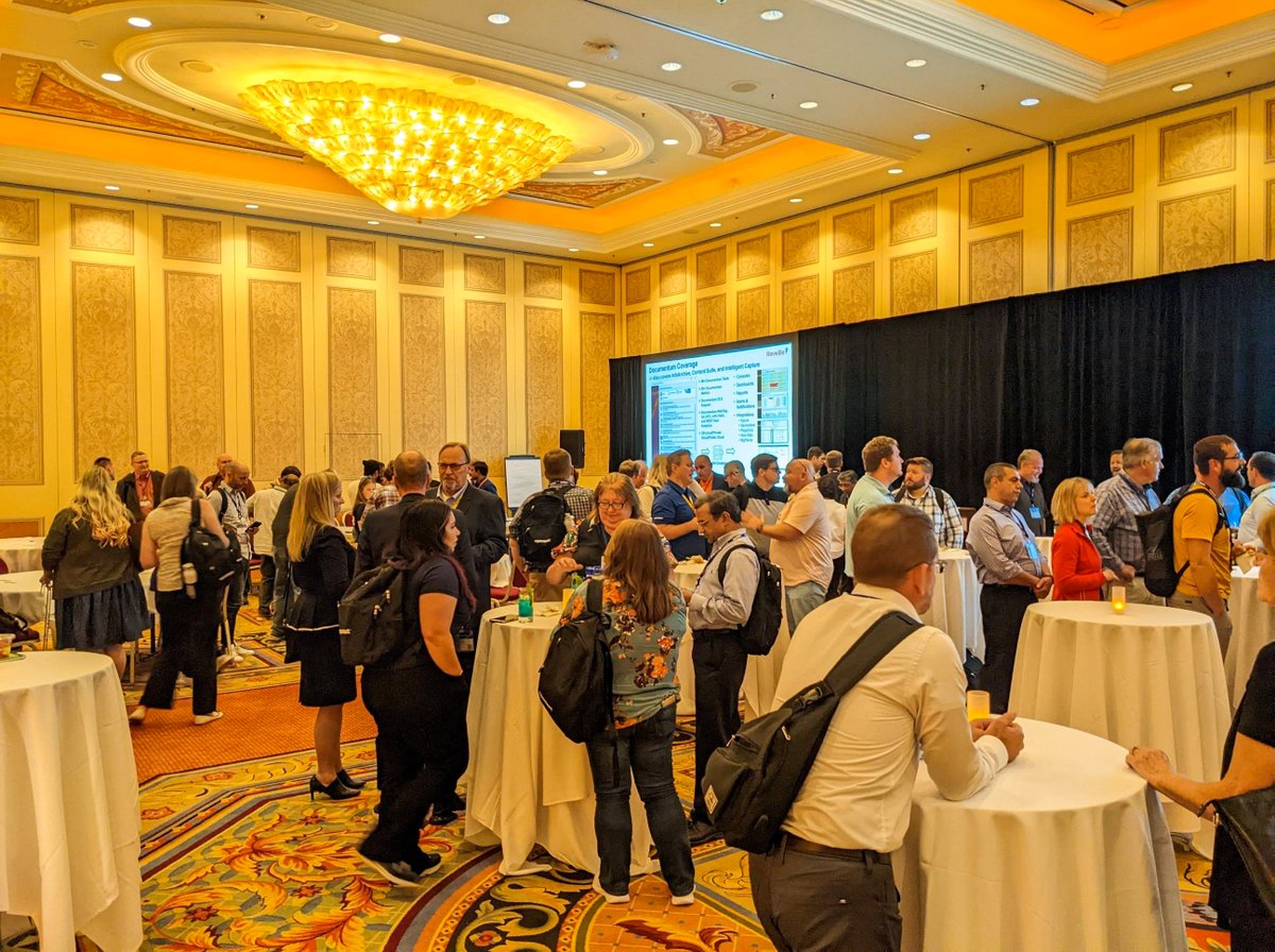 ReveilleSoftwre's tweet photo. What a turnout at the Documentum Ask the Experts Breakout and our hosted mixer afterwards. Thanks to all who attended yesterday!
#opentextworld #documentum #asktheexperts https://t.co/eRea1lQgL7