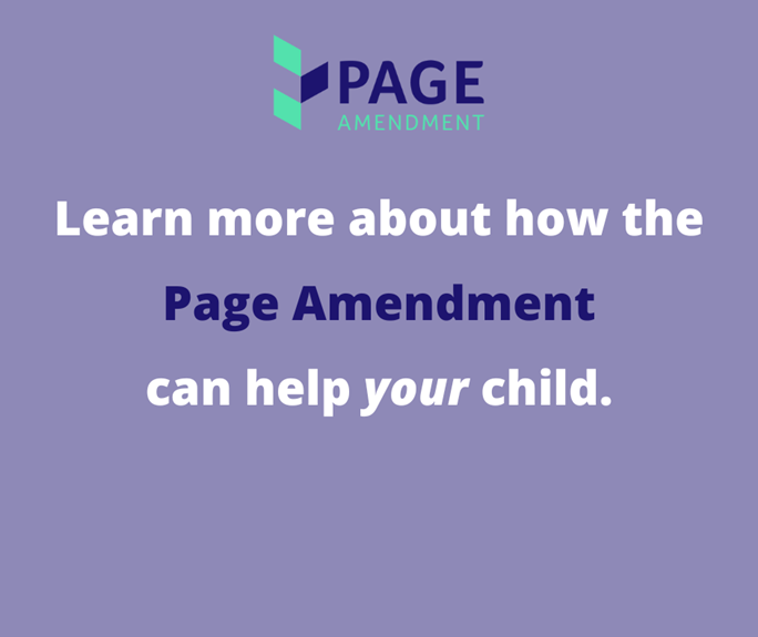Are you wanting to learn more about how the Page Amendment can create a better education system for students across MN?
 
Visit ourchildrenmn.com/get-involved/to discover more and support the Page Amendment.