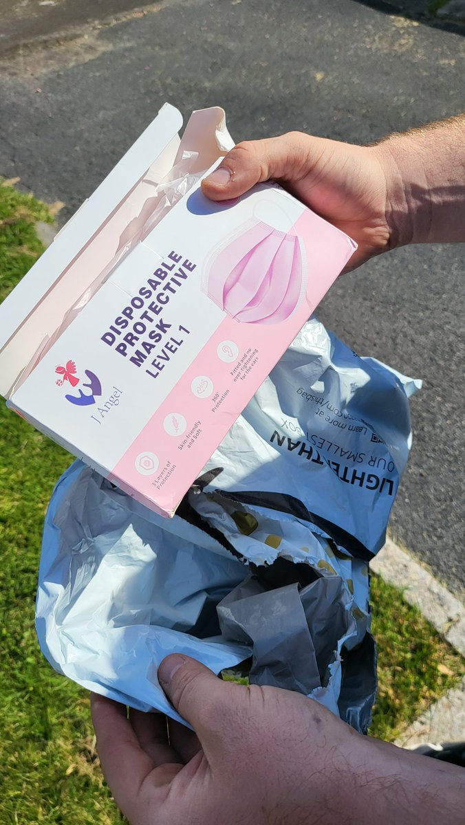 ThoughtsNoc's tweet photo. I bought an #AMD RX 6800 XT off of @amazon for appx $700 all said and done. What I received was a box of pink masks. Stay away from #Amazon for important purchases, large purchases... or in general. #Scammed #AmazonScam https://t.co/W71q1TN3XD