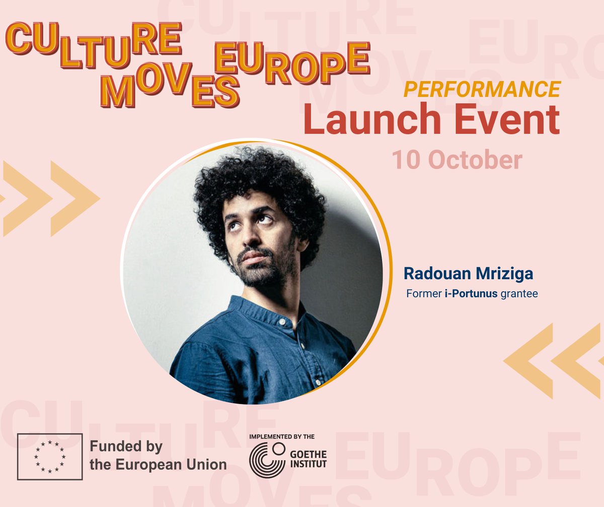 ✨Radouan Mriziga and his crew will bring us a dance and qanun performance as the first artistic intervention of the afternoon! Haven’t you registered yet? ➡️ lnkd.in/dKf48pX4 #CultureMovesEurope #culture #arts #mobility #creativecareers