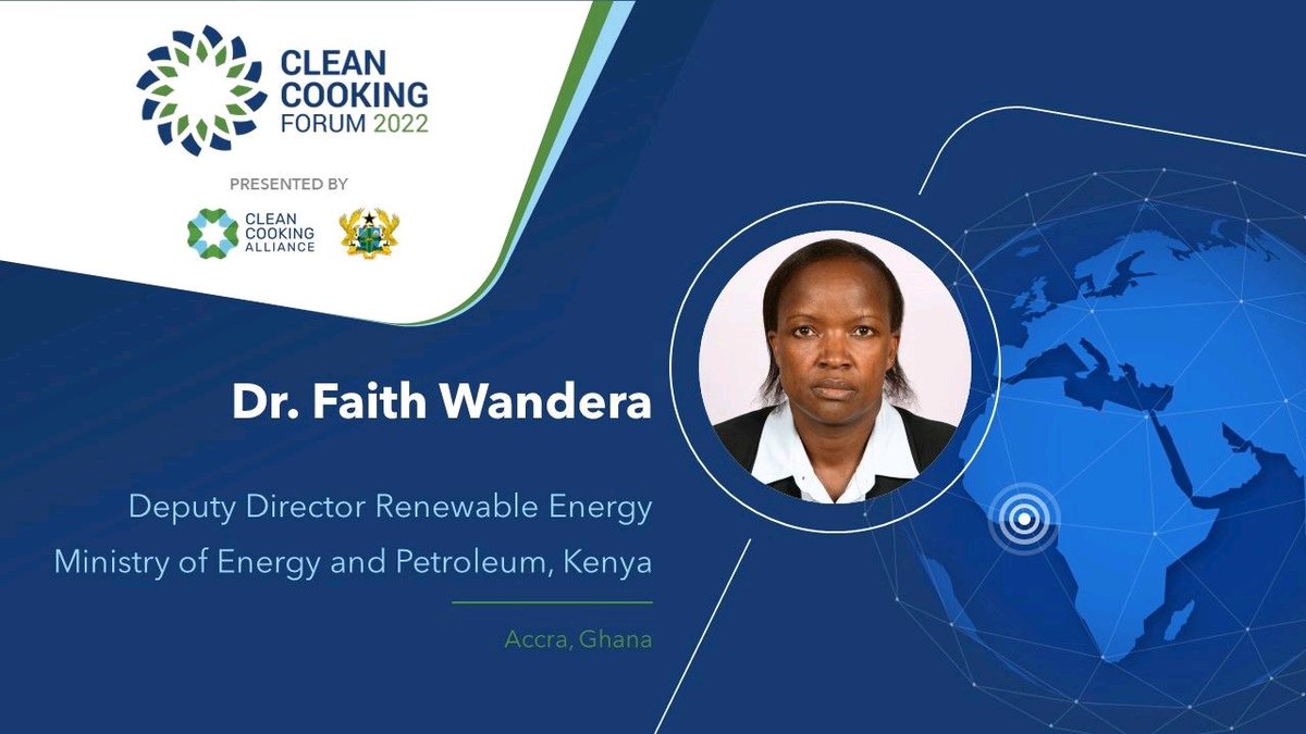 FaithWandera1's tweet photo. I look forward to meeting leaders at the Clean Cooking Forum in Accra, Ghana 11th to 13th October 2022. #cleancookingalliance #energyminK #CCF22 #indoorairquality #savetheenvir https://t.co/lNpb6UHgZv