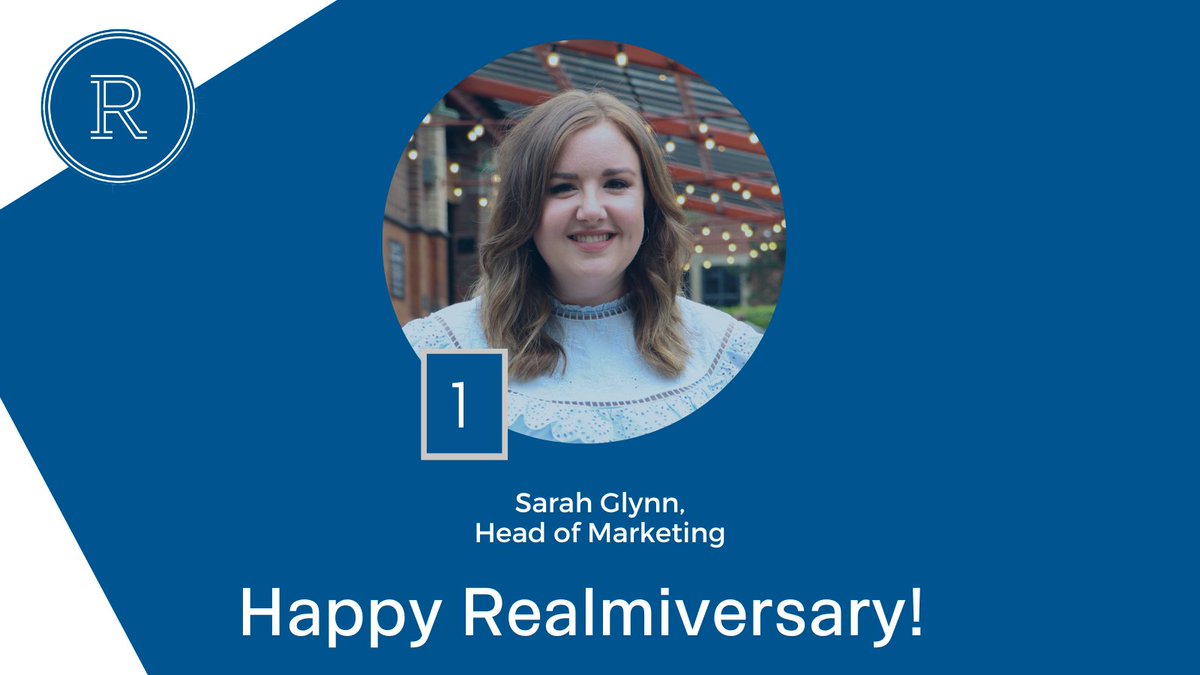realmrecruit's tweet photo. In October, we are celebrating @sarahelizaglynn realmiversary! 🌟
Thank you, Sarah, for all your hard work.
#RealmRecruit #WeAreRealm #Realmiversary #WorkAnniversary https://t.co/VRYAarLeye