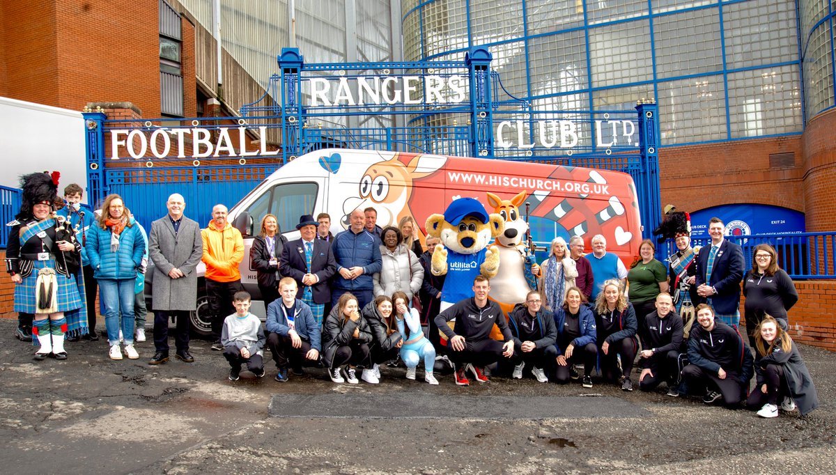h15church's tweet image. What a day at Ibrox distributing over £25,000 retail value of food clothes &amp;amp; supplies to some amazing Glasgow charities who support vulnerable people in partnership with @RFC_Charity as well as launching our new mascot!! 💙🤍🙌❤️
Look out for our “Name the Roo” competition!! 🦘xx