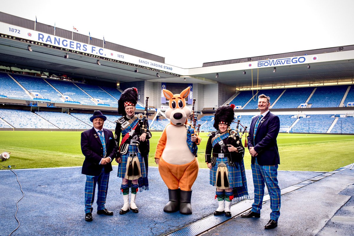h15church's tweet image. What a day at Ibrox distributing over £25,000 retail value of food clothes &amp;amp; supplies to some amazing Glasgow charities who support vulnerable people in partnership with @RFC_Charity as well as launching our new mascot!! 💙🤍🙌❤️
Look out for our “Name the Roo” competition!! 🦘xx