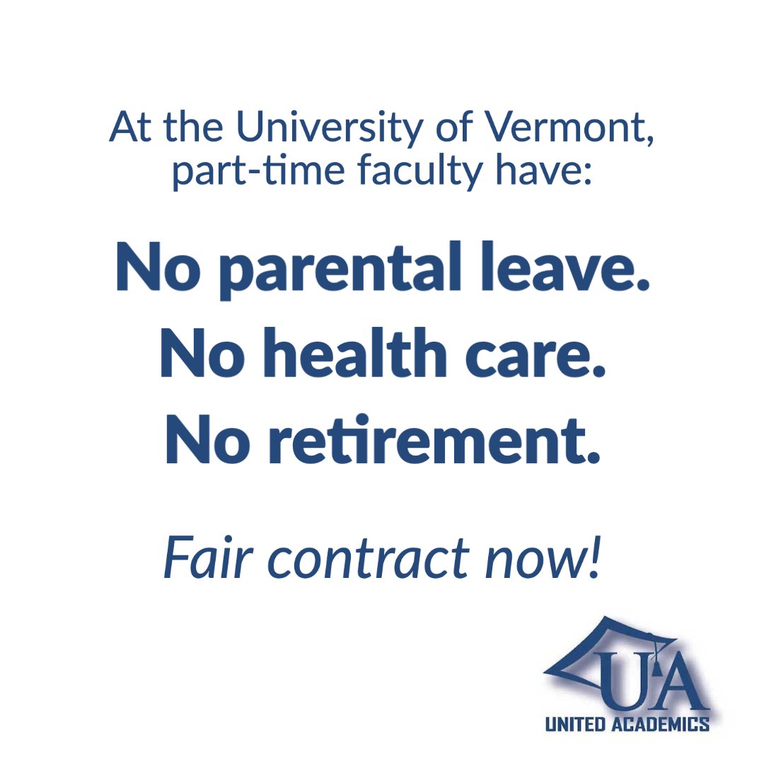 United Academics UVM tweet media