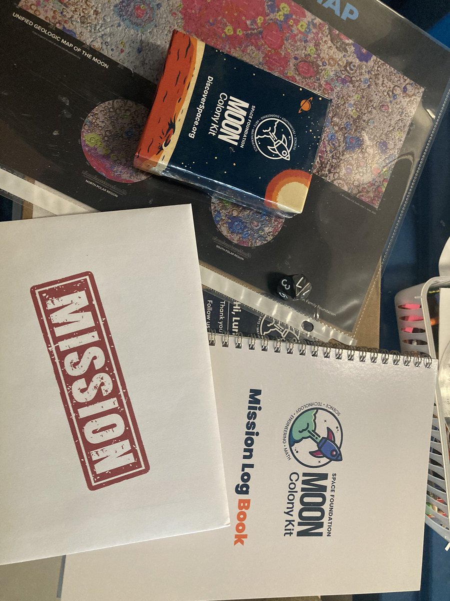 🤩Over the moon excited when I saw the #mooncolonykit had arrived! Thanks <a href="/SpaceFoundation/">Space Foundation</a>, <a href="/AstroSapiensF/">AstroSapiens Foundation</a> and <a href="/NASASTEM/">Broken Link</a>! Can’t wait for my kiddos to play and connect to #STEMcareers! #Artemisgeneration #STEAMedu #TeacherLiaison