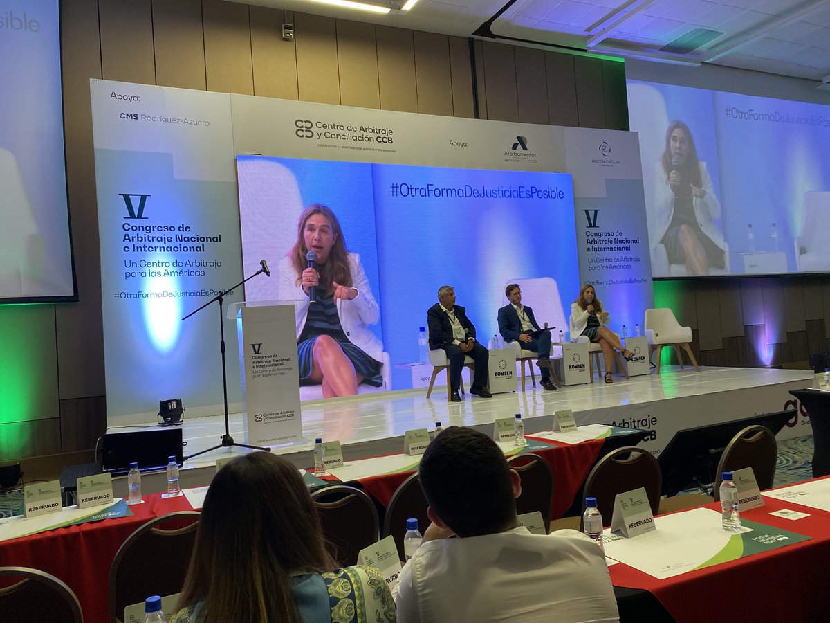 RedelexCloud's tweet photo. Redelex es patrocinador del V Congreso de Arbitraje Nacional e Internacional. #OtraFormaDeJusticiaEsPosible con la tecnología de Redelex para la gestión de procesos en la nube. Gracias al Centro de Conciliación y Arbitraje de la CCB por invitarnos. https://t.co/K9pOpkcGK7