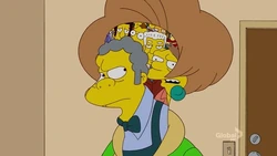Hectorisfunny's tweet photo. Ned would be a dummy to let Edna's past get in the way of his happiness. Come on, Ned. #SimpsonsSundays https://t.co/3G2kWdle2Q