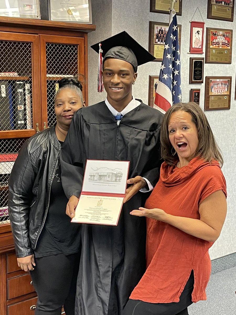 NC_Principal's tweet photo. Congratulations CJ. Stay on the pathway to success and continue reaping the benefits of your efforts. https://t.co/sRFY8W3o88
