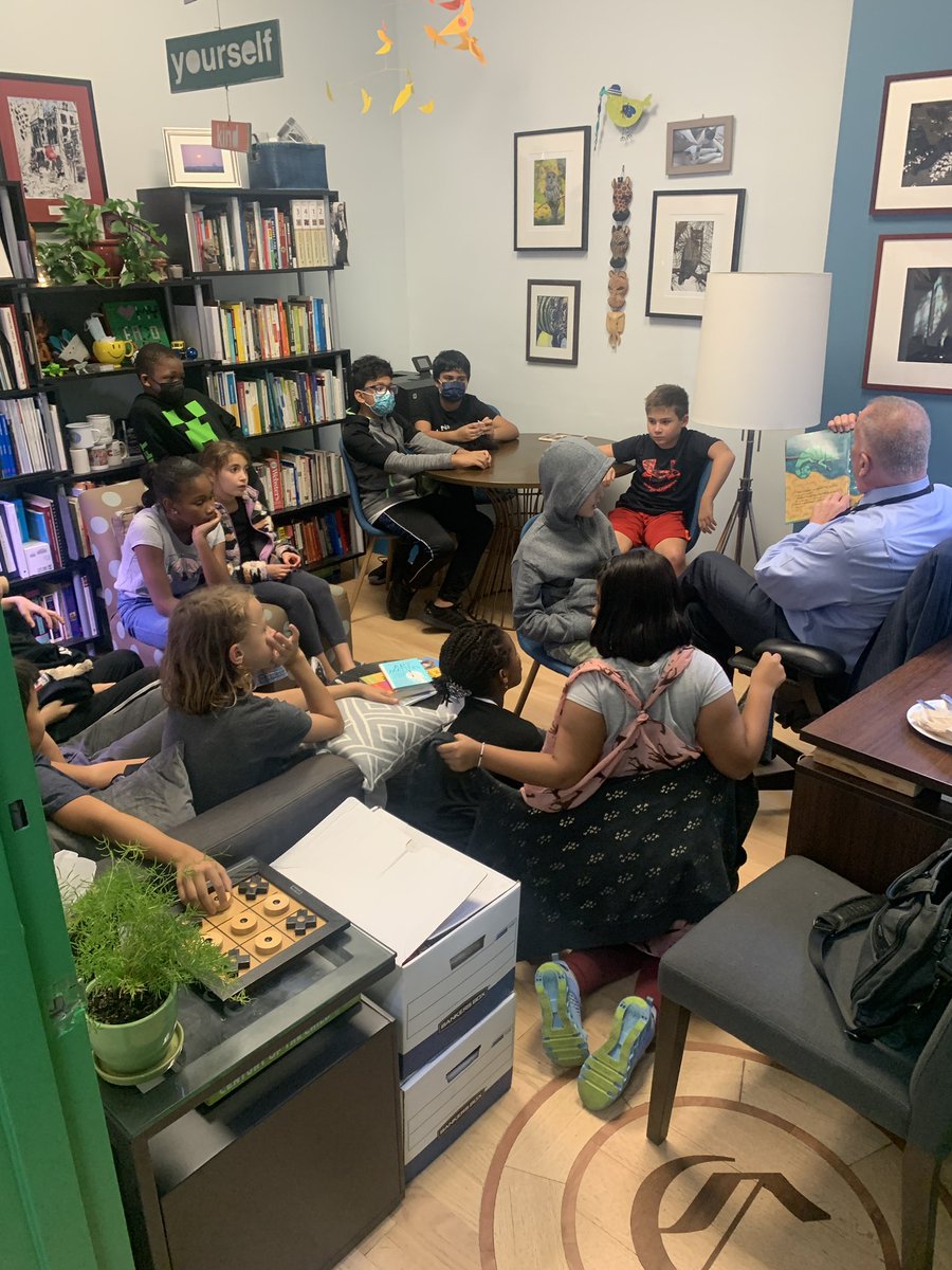 CaedmonFifth's tweet photo. Continuing a #CaedmonGrade5 tradition - story time with Mr. Stuart after recess!! https://t.co/WKoFC6Woi1