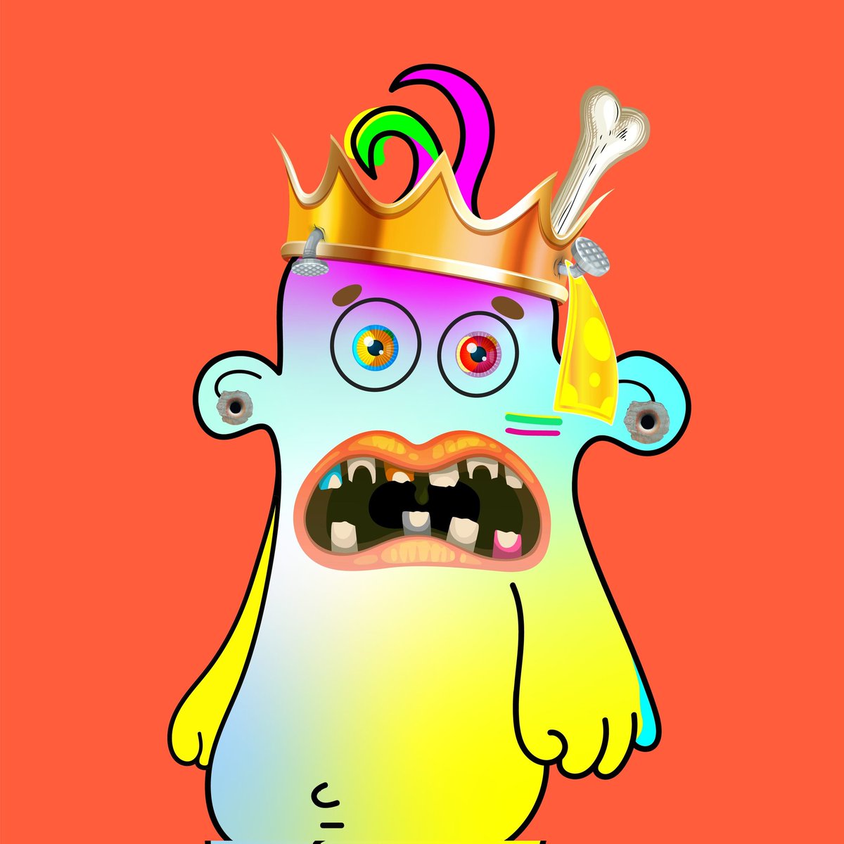 King of NFT 👑 #nft #crypto #ethereum #millionaire #loonymonster #Popular #trend #OpenSeaCommunity #artist #wow #art #King #eminem #SnoopDogg #opensea #public #money