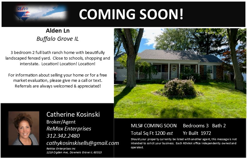 catkosinski's tweet photo. #comingsoon 3 bed/ 2 bath ranch in #buffalogrove For more information: 312-376-4247 or cathykosinskisells@gmail.com https://t.co/qTNeIfWtsf