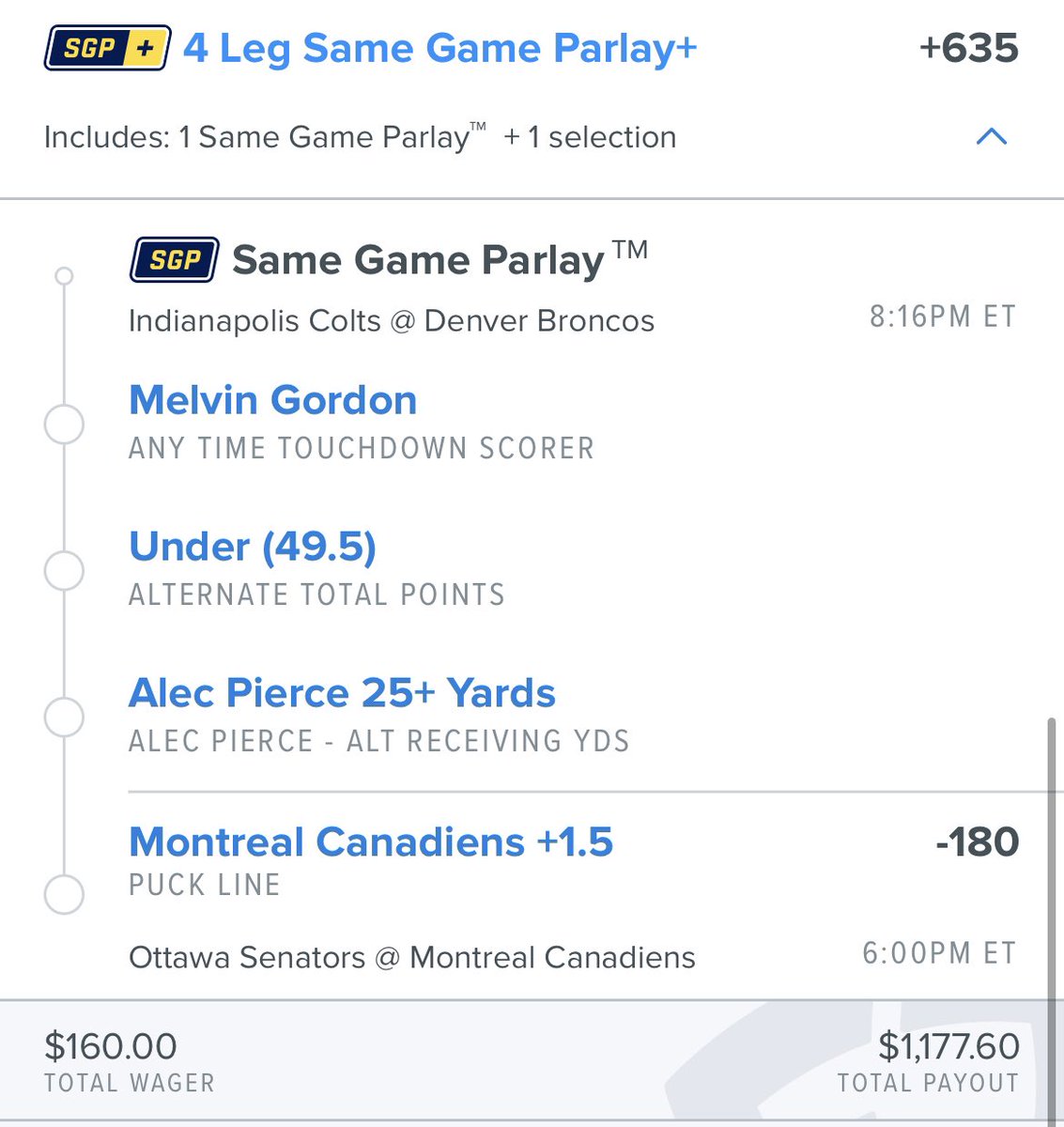 ArthurBentIey's tweet photo. Running back @MCbets__ lotto and adding some hockey, best of luck tailing!🙏🏼

#GamblingTwitter https://t.co/F7KypNvH3H
