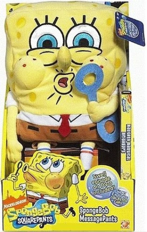 RandomSBToys's tweet photo. SpongeBob MessagePants Plush with Naughty Nautical Neighbors DVD, released in 2008. https://t.co/Hq8BYN4XKy