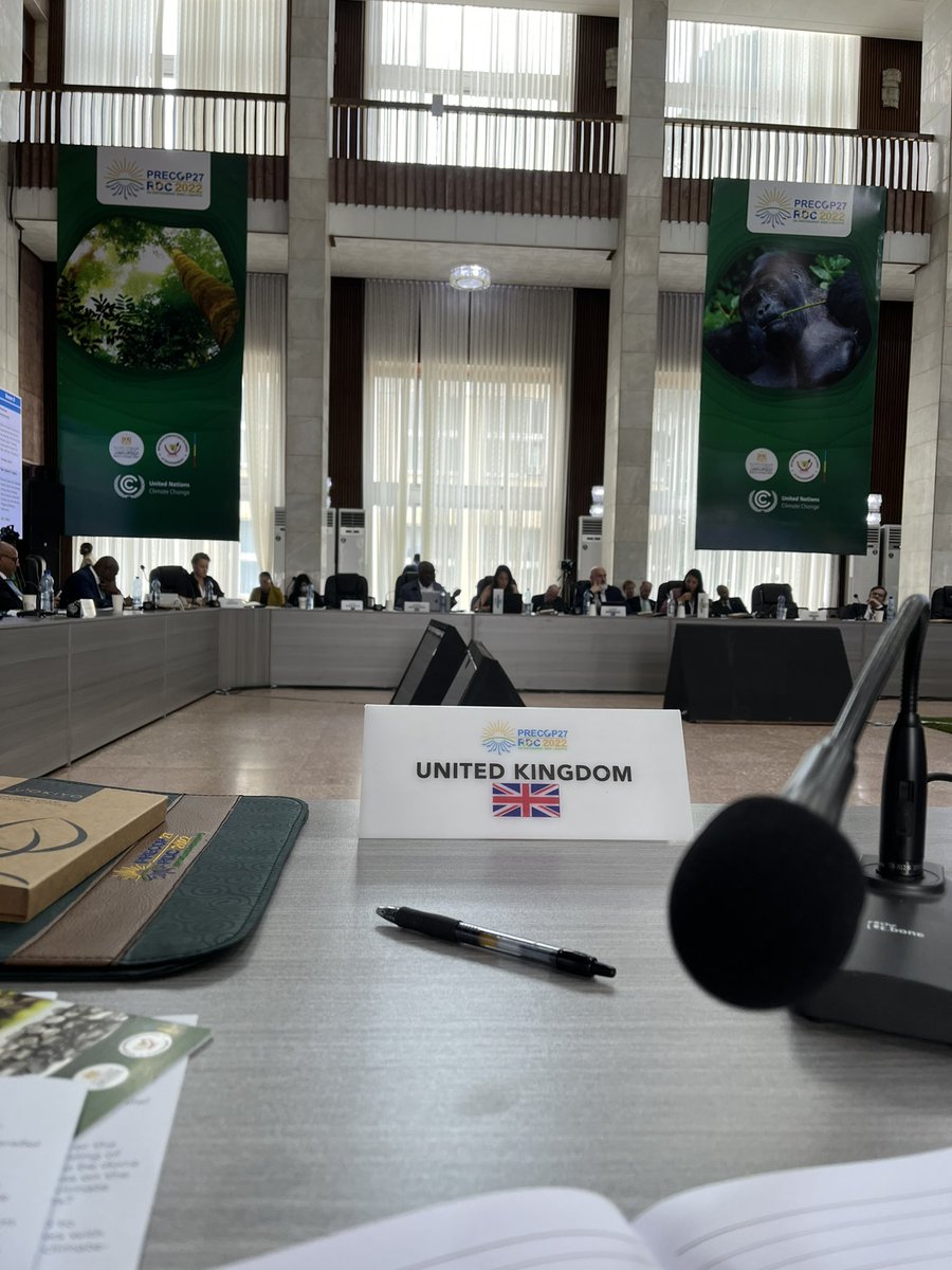 Thank you DRC for hosting #PreCOP in Kinshasa and welcoming us to your country, paving the way for a successful COP27 in Egypt