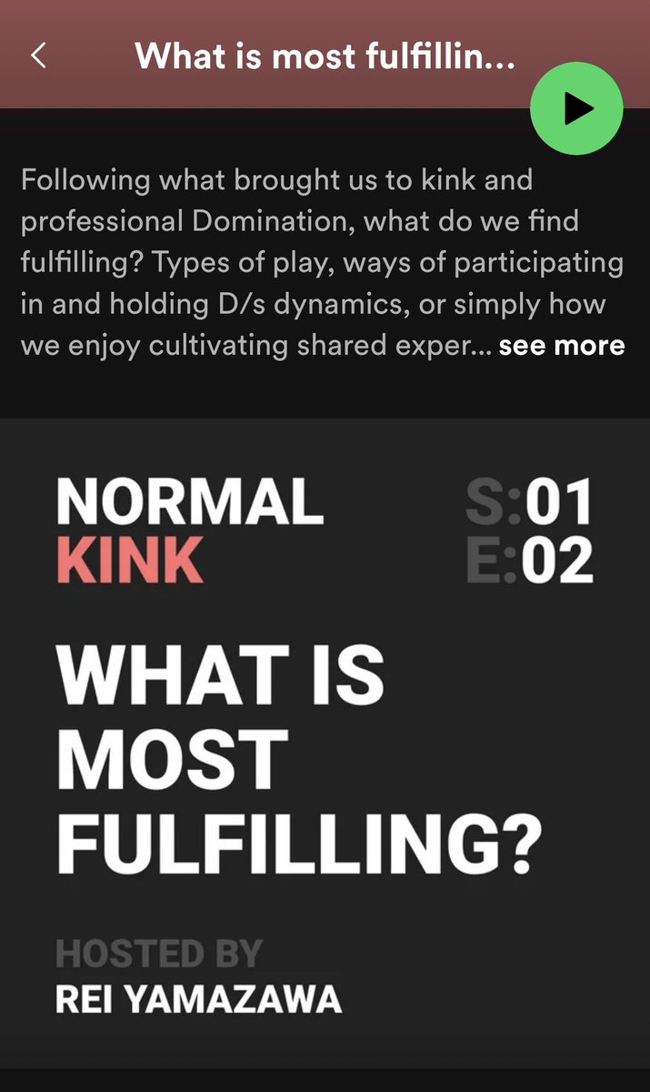 normalkink's tweet photo. Episode 2 is live 🎙

“What is Most Fullfilling?”

Featuring:

Domina Flora 
@dominaflora 

Goddess Cynthia Leone @MsCynthia_Leone 

Ms. Geminex 
@MsGeminex 

Listen now on Spotify, Apple Podcasts, and wherever else you go for your favorite pods. 

Welcome to the conversation https://t.co/OZFMoXufZk