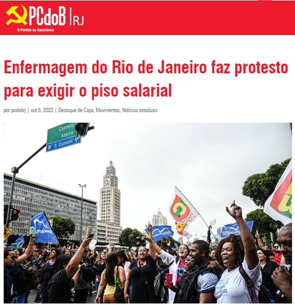 👊🏿Enfermagem firme na luta👏🏿👏🏿👏🏿

A enfermagem tomou as ruas do  centro do Rio de Janeiro para continuar a luta em defesa do Piso Nacional.

mla.bs/3e84ed19