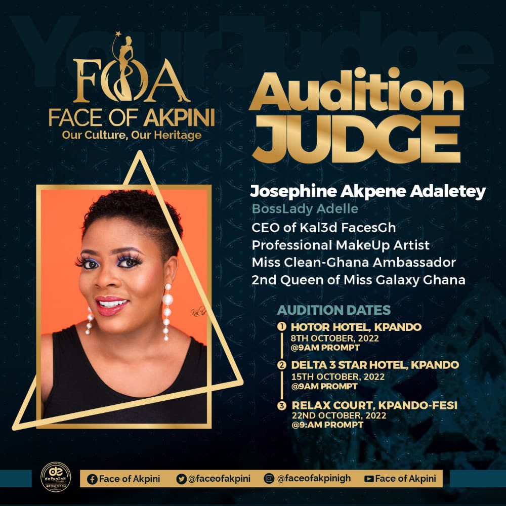 faceofakpini's tweet photo. Know the audition judges for Face of Akpini pageantry https://t.co/cC4kmstMz6