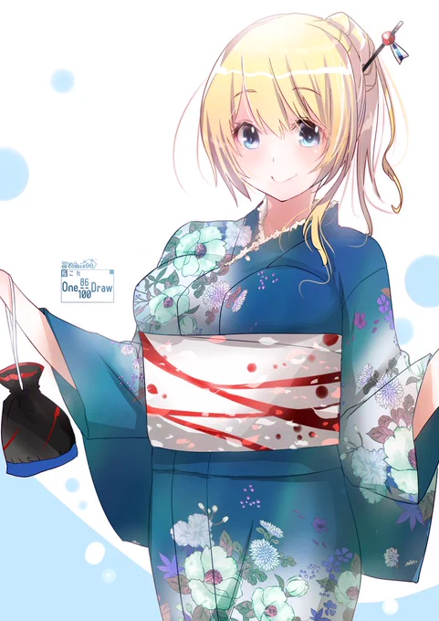 自作フォルダ覗いて見つけた青色の絵です #あなたのあお色の作品を見せてください 