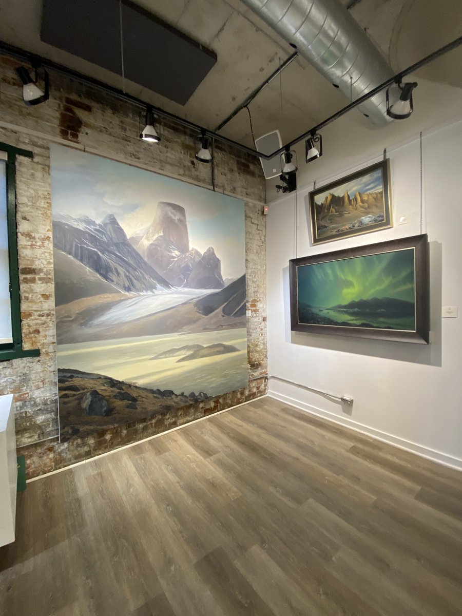 CoryTrepanier's tweet photo. Cory's work at the "The Soul of East and West"  Day of Koreans Art Exhibition at Arta Gallery in the Toronto Distillery District. Curated by the visionary Jenny Lee, the show made great strides by building bridges between Canadian and Korean culture through the arts. https://t.co/zf9nHfDxy9