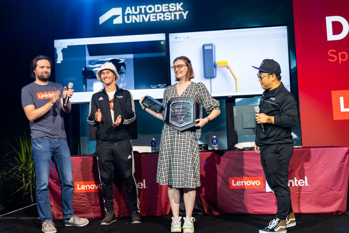 thinkstations's tweet photo. #TBT to #AU2022, when @Lenovo & @Intel watched designers make their creative dreams a reality at the Design Slam using the #P360Ultra! 💻🧠
Congrats to the winners! Enjoy your very own P360 Ultra!
CC: @autodesku https://t.co/v3hICNLjt2