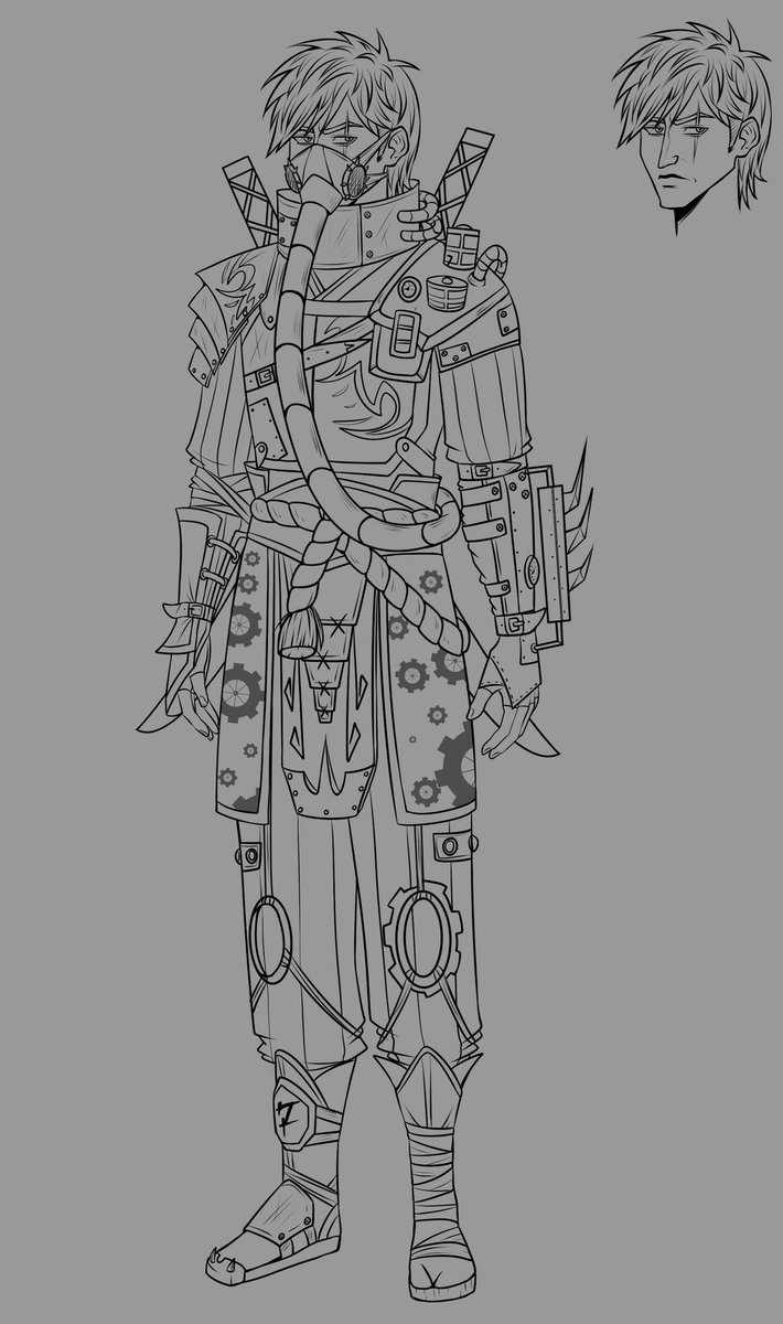 Wip 

Kai's design for ninjago fan season Ninjago:Mechanized. ⚙⚒

#Ninjago #NinjagoMechanized