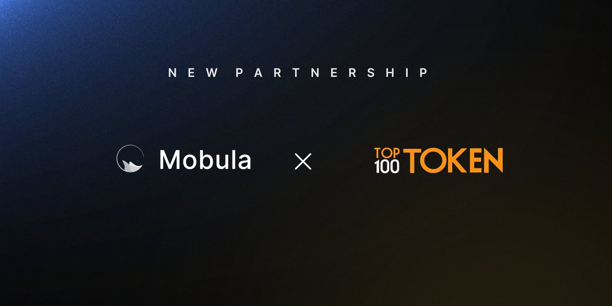 top100token's tweet photo. 🚀New partnership with https://t.co/p2LlUa70Iv
@MobulaFi will decentralize and democratize the coin listing scene, we are happy to announce that we are supporting them in this journey and helping to be succeed! A very promising project!
#MOBULE #TOKEN #GEMS #CRYPTO https://t.co/LG7iKrKhe5