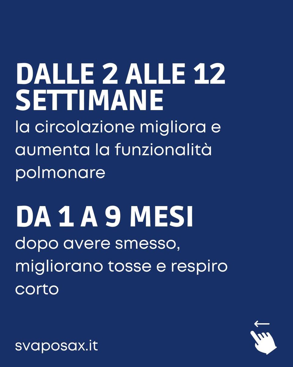 SvapoSax's tweet photo. COSA SUCCEDE AL CORPO QUANDO SMETTIAMO DI FUMARE? Nel lungo periodo i vantaggi aumentano
#SvapoSax puó aiutarti con un percorso graduale e personalizzato
Viale Italia 30A #forli
Whatsapp: 054334856
(fonte: #FondazioneVeronesi)
#sigarettaelettronica 
#liaflegaitalianaantifumo https://t.co/6zDXd0agIK