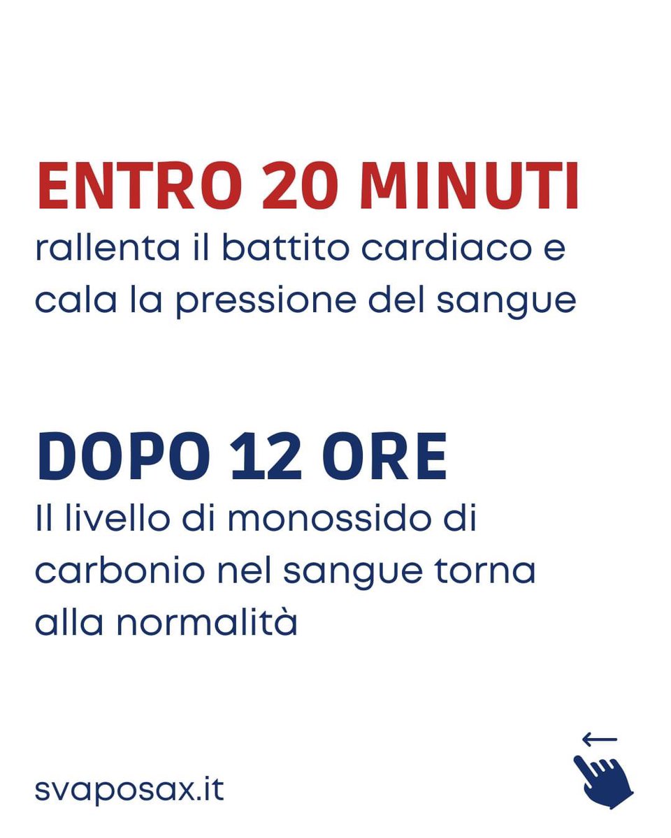 SvapoSax's tweet photo. COSA SUCCEDE AL CORPO QUANDO SMETTIAMO DI FUMARE? Nel lungo periodo i vantaggi aumentano
#SvapoSax puó aiutarti con un percorso graduale e personalizzato
Viale Italia 30A #forli
Whatsapp: 054334856
(fonte: #FondazioneVeronesi)
#sigarettaelettronica 
#liaflegaitalianaantifumo https://t.co/6zDXd0agIK