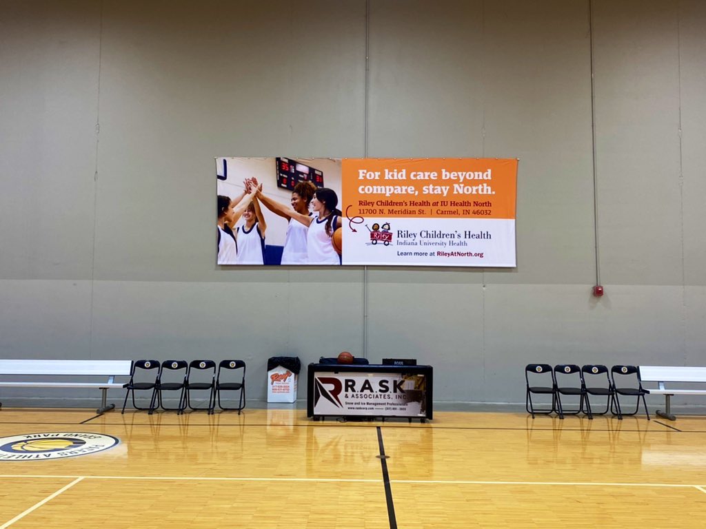 pacersac's tweet photo. Welcome to the building @RileyChildrens and @GandGFitnessEq! #PACPartners https://t.co/1N5owU7dIR