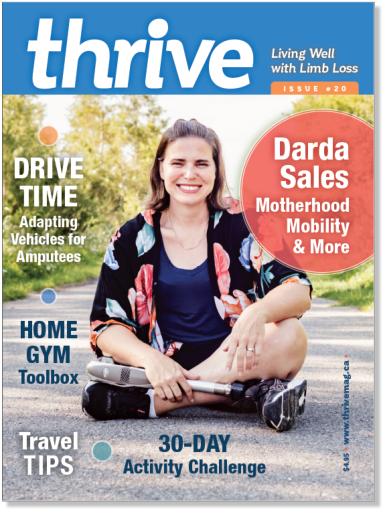 New issue Thrive magazine with a fitness challenge for #amputees and home gym toolbox thrivemag.ca/health-activit…