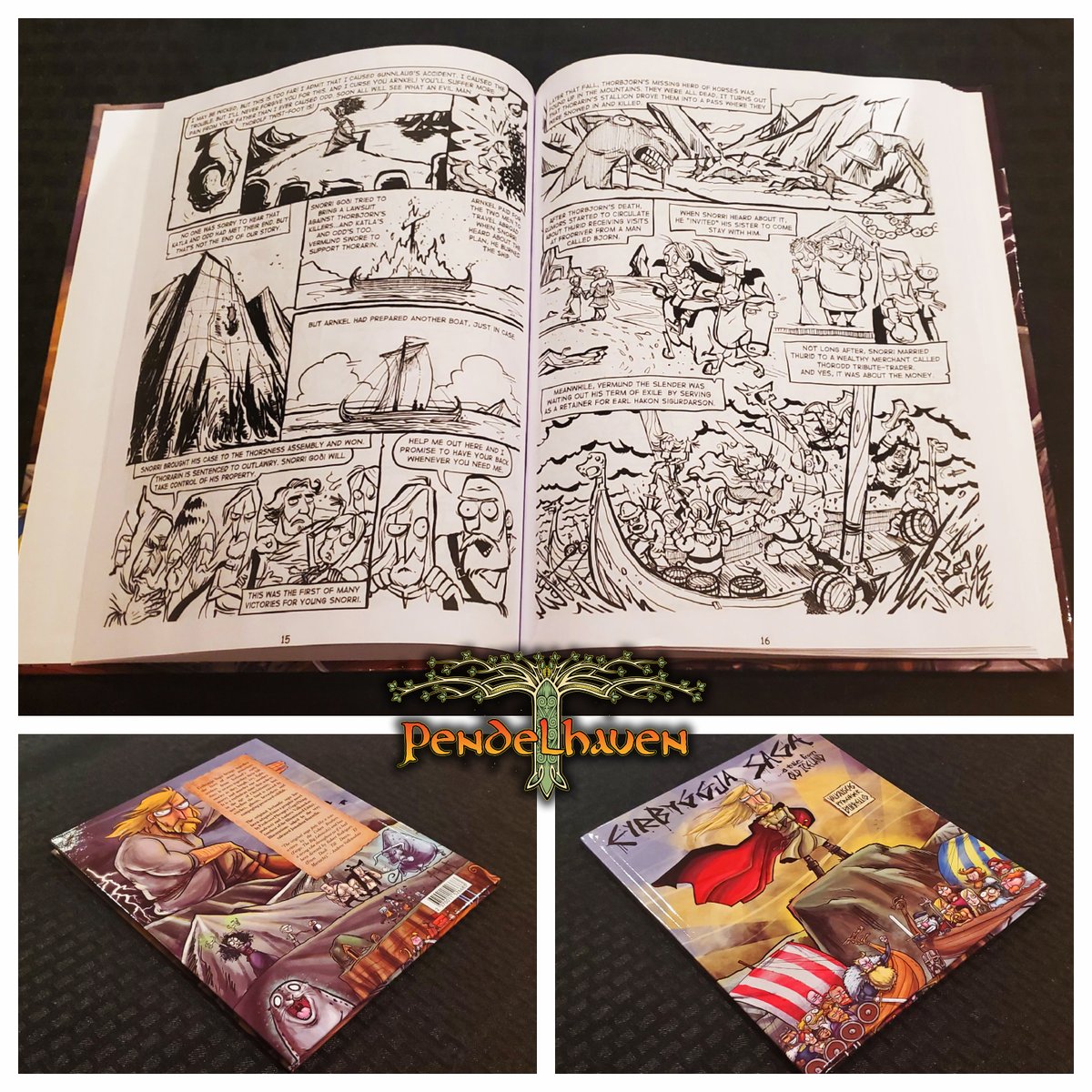 Fateofthenornsr's tweet photo. #FateOfTheNorns presents #Eyrbyggja #Saga the #GraphicNovel - out now! Get your copy at @DriveThruComics:
https://t.co/8DpWTMzETs
or at #Pendelhaven
https://t.co/v9wRade8gN
By @avalkauskas @biginsanehappy @SagaThingPod https://t.co/kn6s6TzDlf