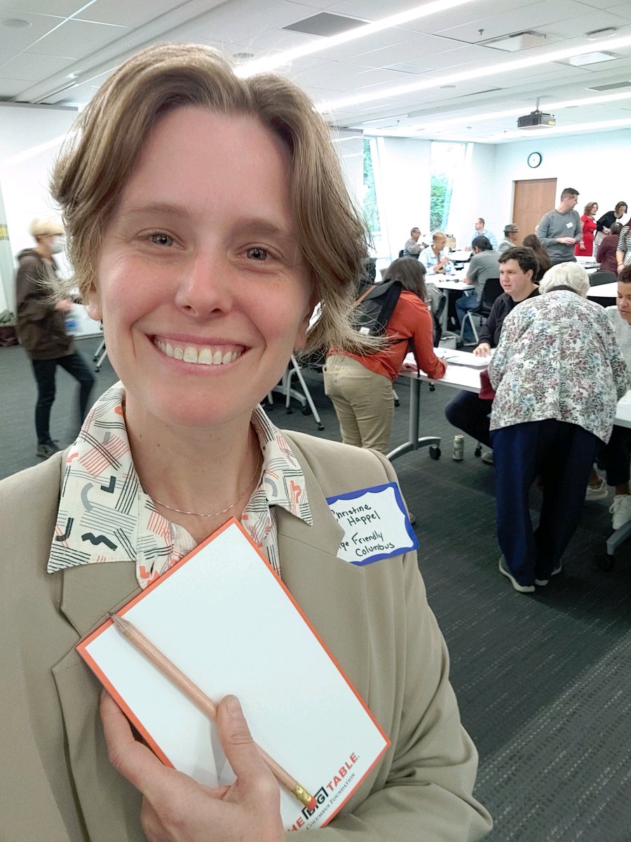 AgeFriendlyOH's tweet photo. #TheBigTable by @colsfoundation invites everyone to the table for intentional conversations to imagine what it means to build our future together. Thanks to those that hosted conversations #AgeFriendly joined! Up next is ours with @COAAAging and @ColumbusCouncil @lourdesforcbus https://t.co/jYddppb2bR
