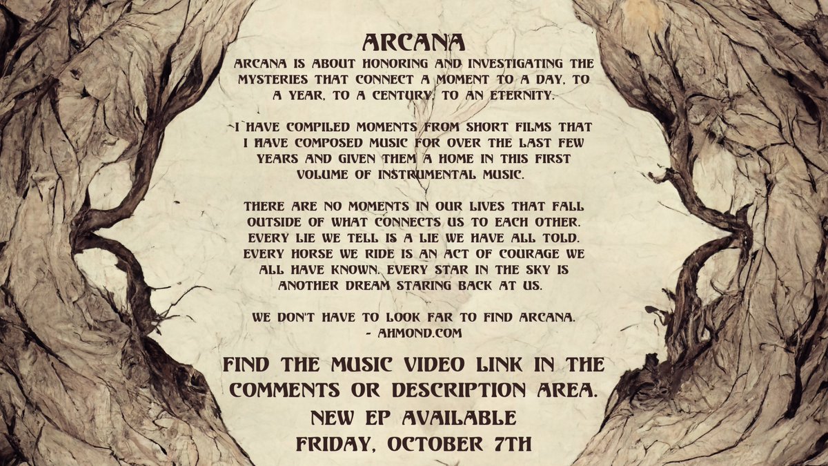 Find the music video for #thechariot at ahmond.com. You can show your support during #bandcampfriday by downloading the new EP. #soundtrackmusic #originalscore #chamberpop #instrumentalmusic #majorarcana #tarot