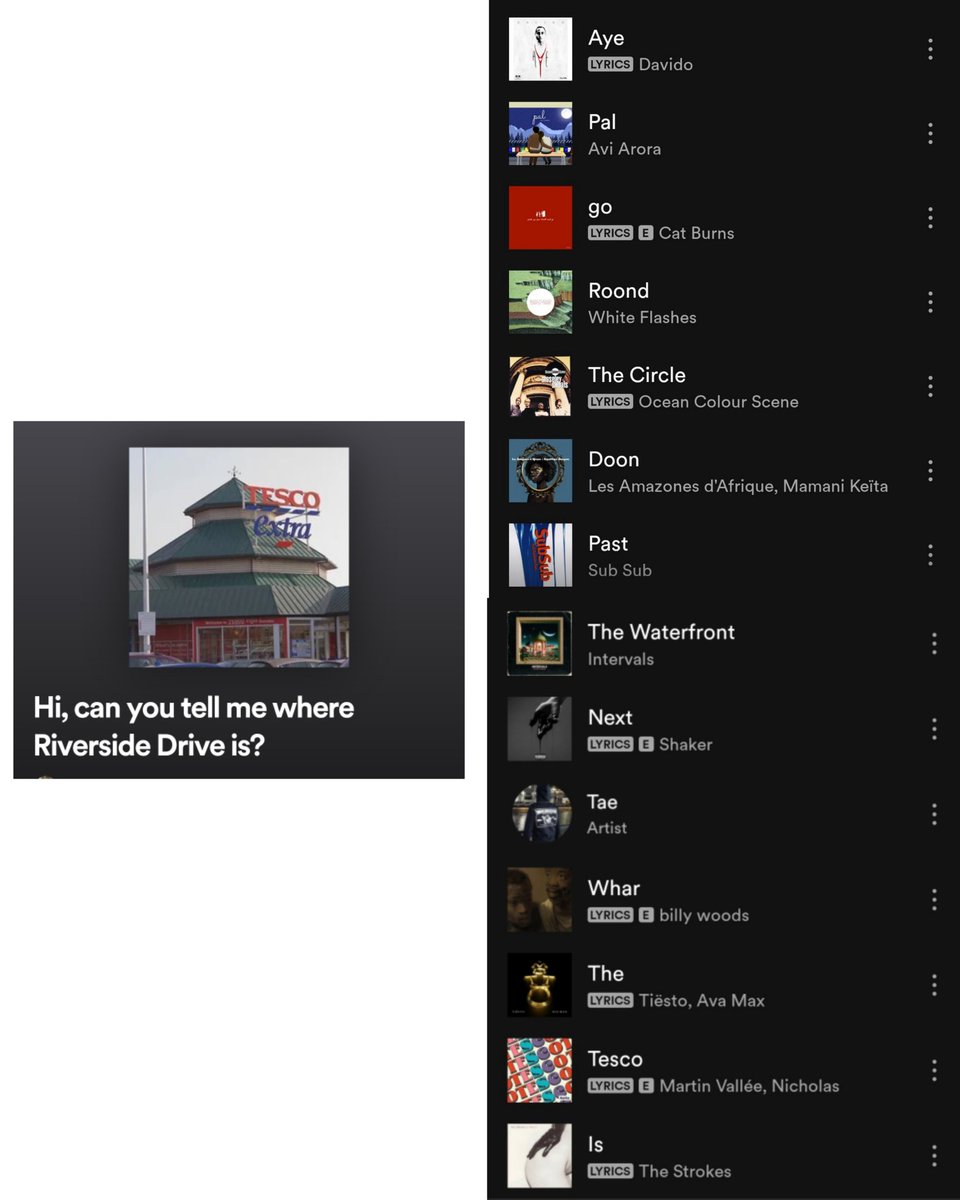 andybfaedundee's tweet photo. The perfect Spotify playlist doesn't exi-... https://t.co/KZyQHUC8Rr