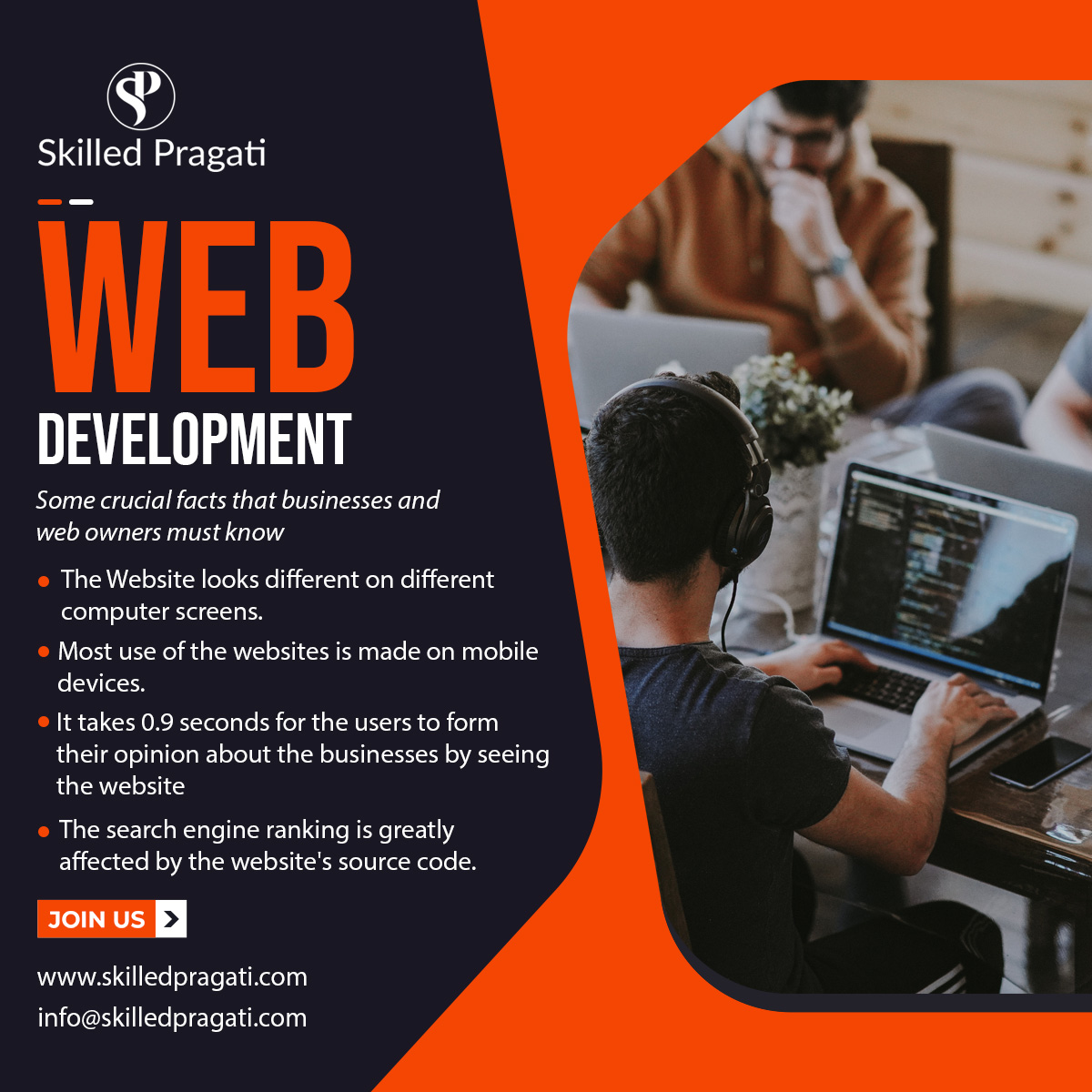 SkilledPragati's tweet photo. It is time to exploe the web application development market facts to be on the right track.
Website: https://t.co/9sEqBoPmDa
Email: Info@skilledpragati.com
Phone:- +1 (713) 955-7268
#webdeveloper #webdevelopment #differentfacts #userfriendly #business #webowners #websitedata https://t.co/Po1E4nnRZQ