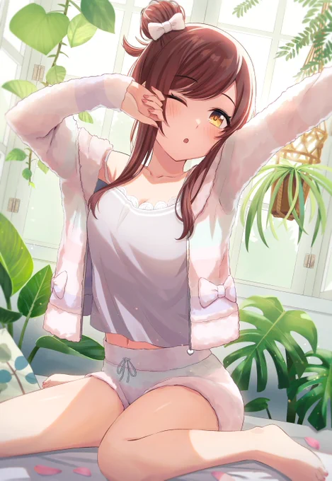 お目覚め甘奈 #シャニマスイラストコンテスト 
